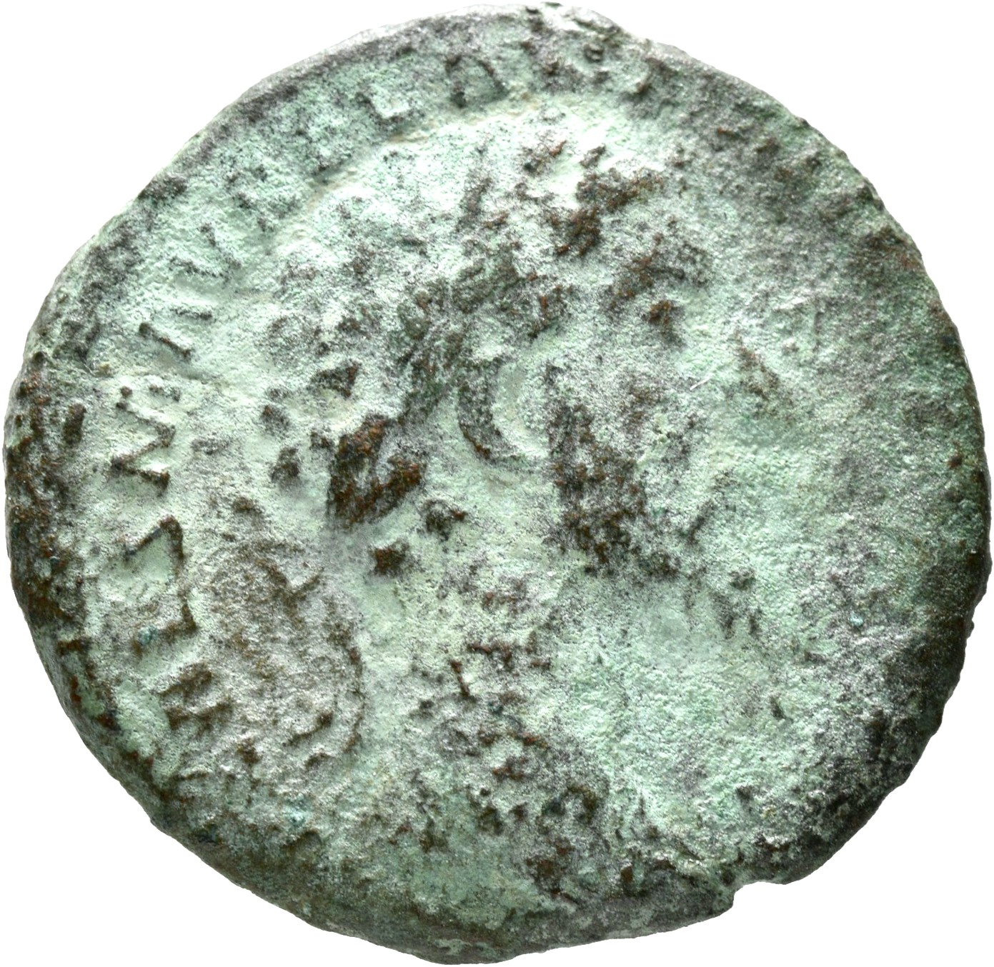 RIC III Marcus Aurelius 801 Marcus Aurelius obverse, Head of Marcus Aurelius, laureate, right