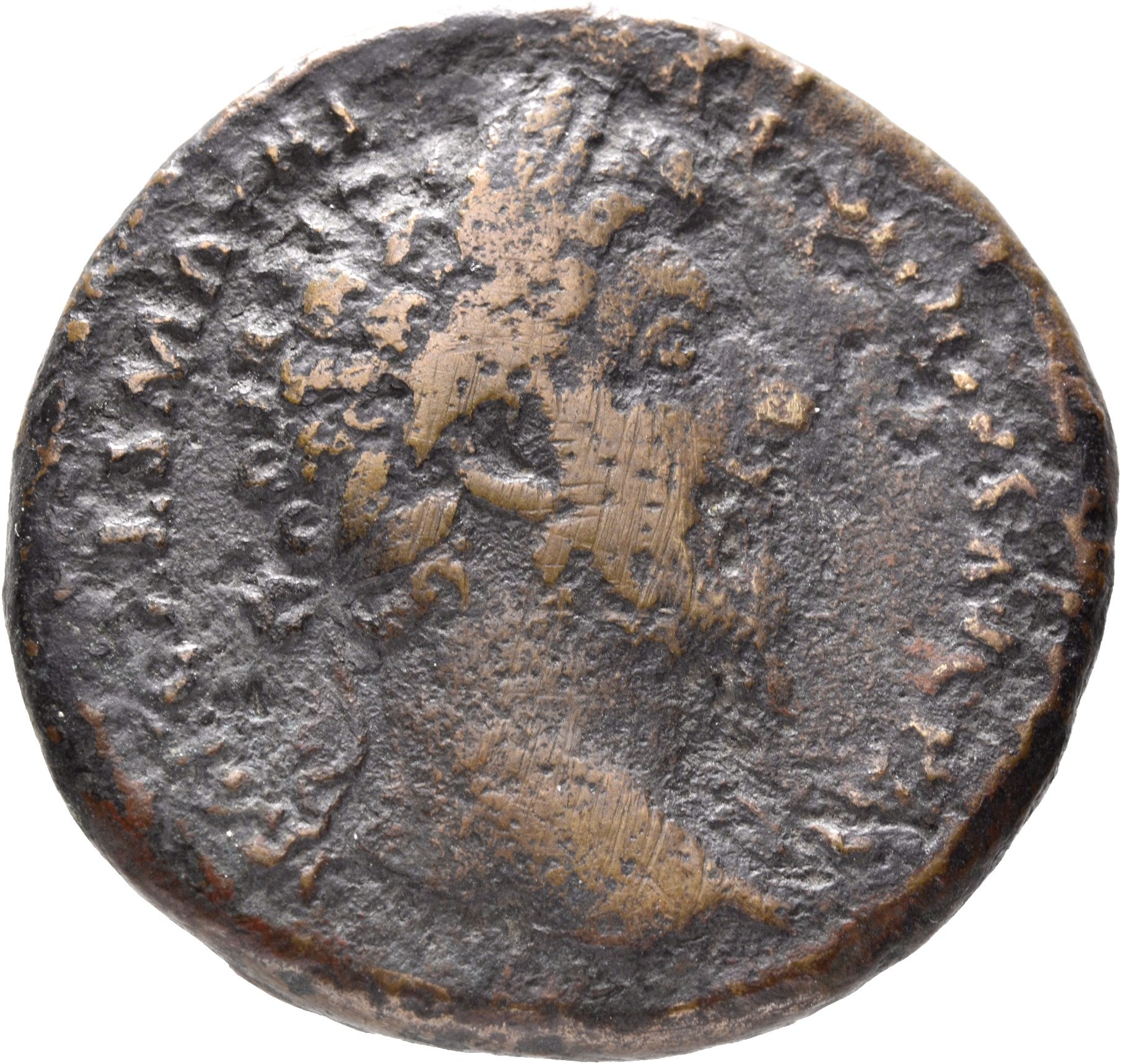 RIC III Marcus Aurelius 836 Marcus Aurelius obverse, Head of Marcus Aurelius, laureate, right