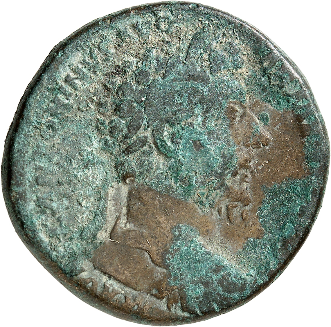 RIC III Marcus Aurelius 863 Marcus Aurelius obverse, Bust of Marcus Aurelius, laureate, cuirassed, right