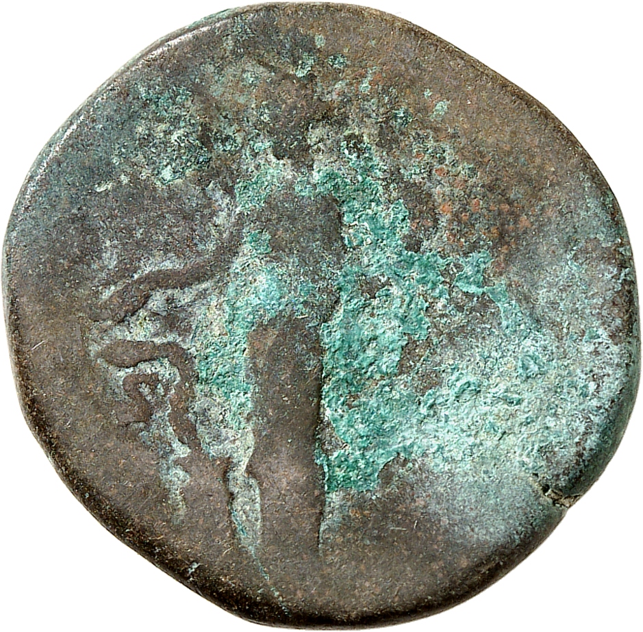 RIC III Marcus Aurelius 965 Marcus Aurelius reverse, Salus, draped, standing left, feeding out of patera in right hand sna...
