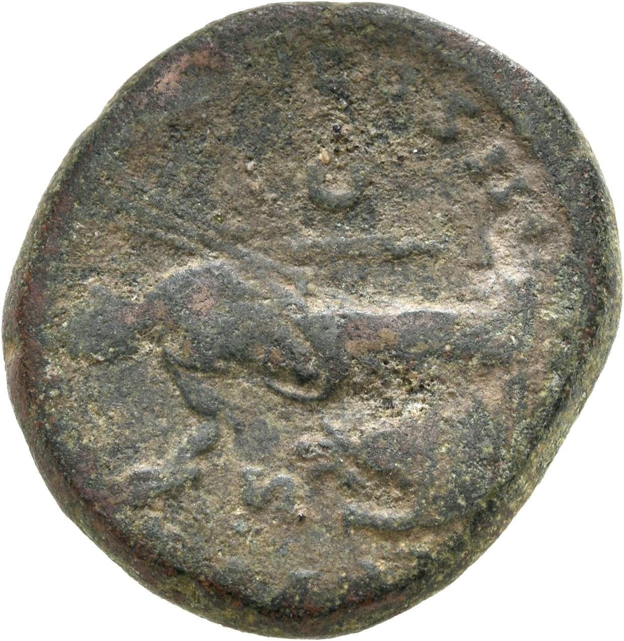 RIC III Marcus Aurelius 967 Marcus Aurelius reverse, Annona, draped, standing left, holding corn-ears in right hand and co...