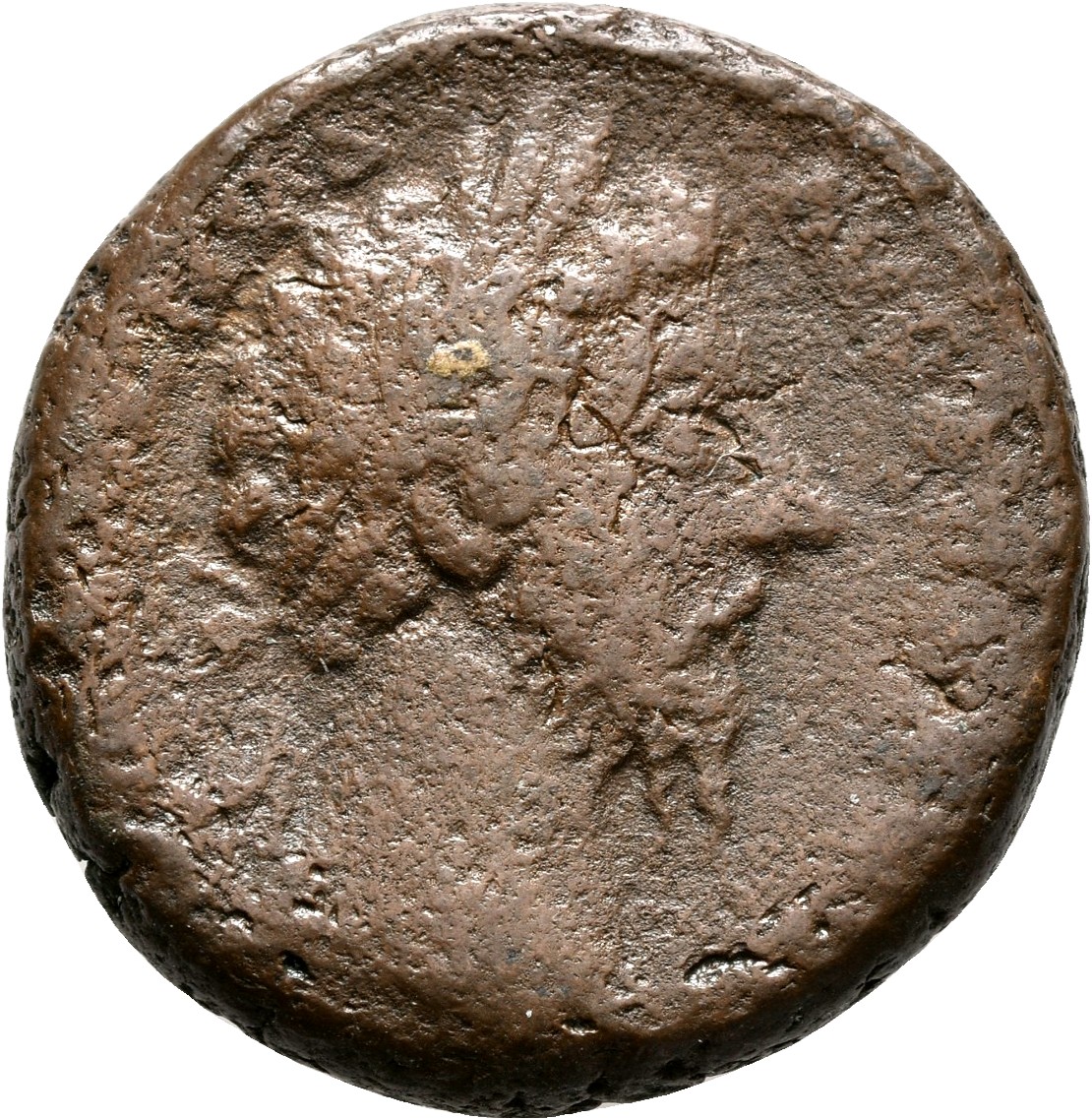 RIC III Marcus Aurelius 984 Marcus Aurelius obverse, Head of Marcus Aurelius, laureate, right