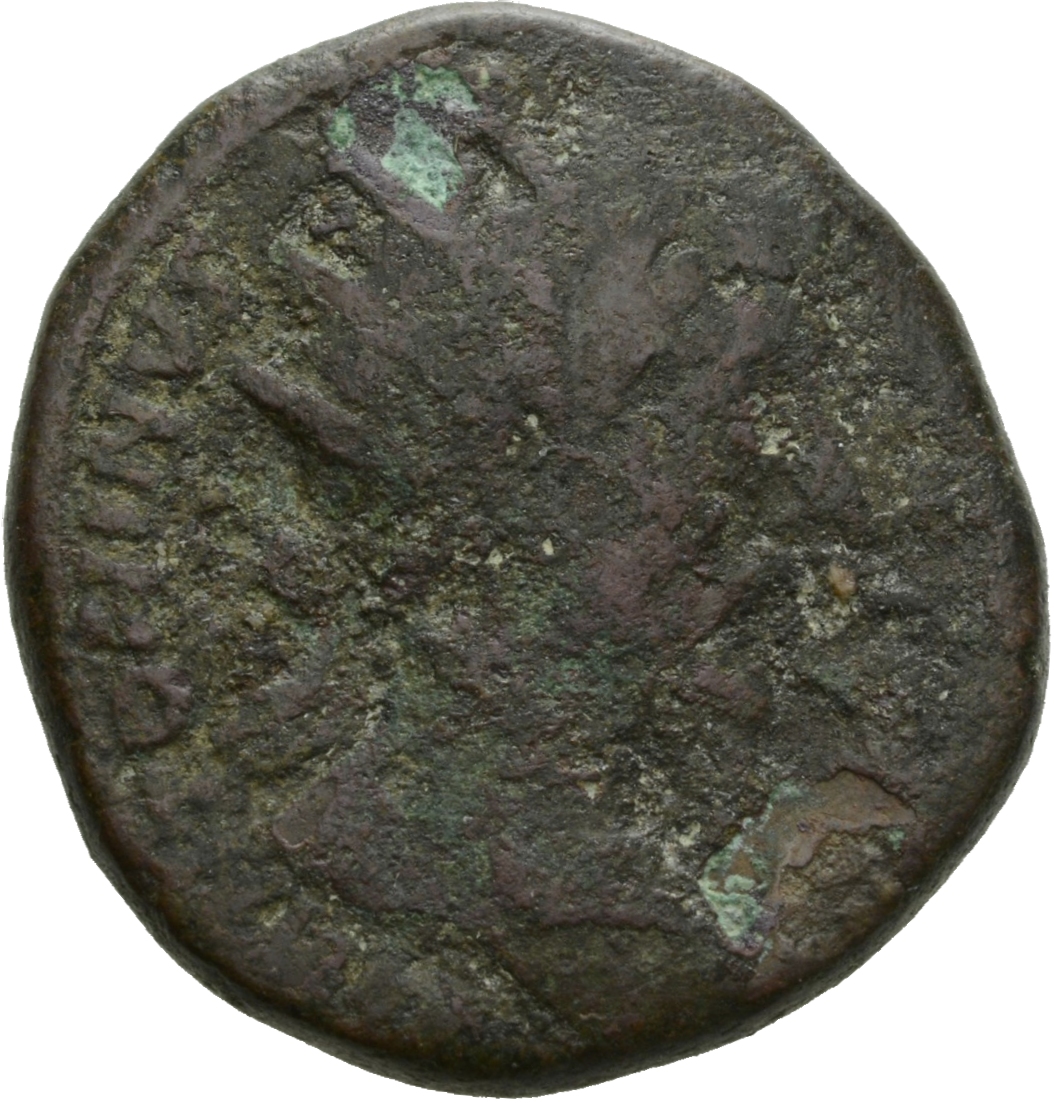 RIC III Marcus Aurelius 996 Marcus Aurelius obverse, Head of Marcus Aurelius, radiate, right