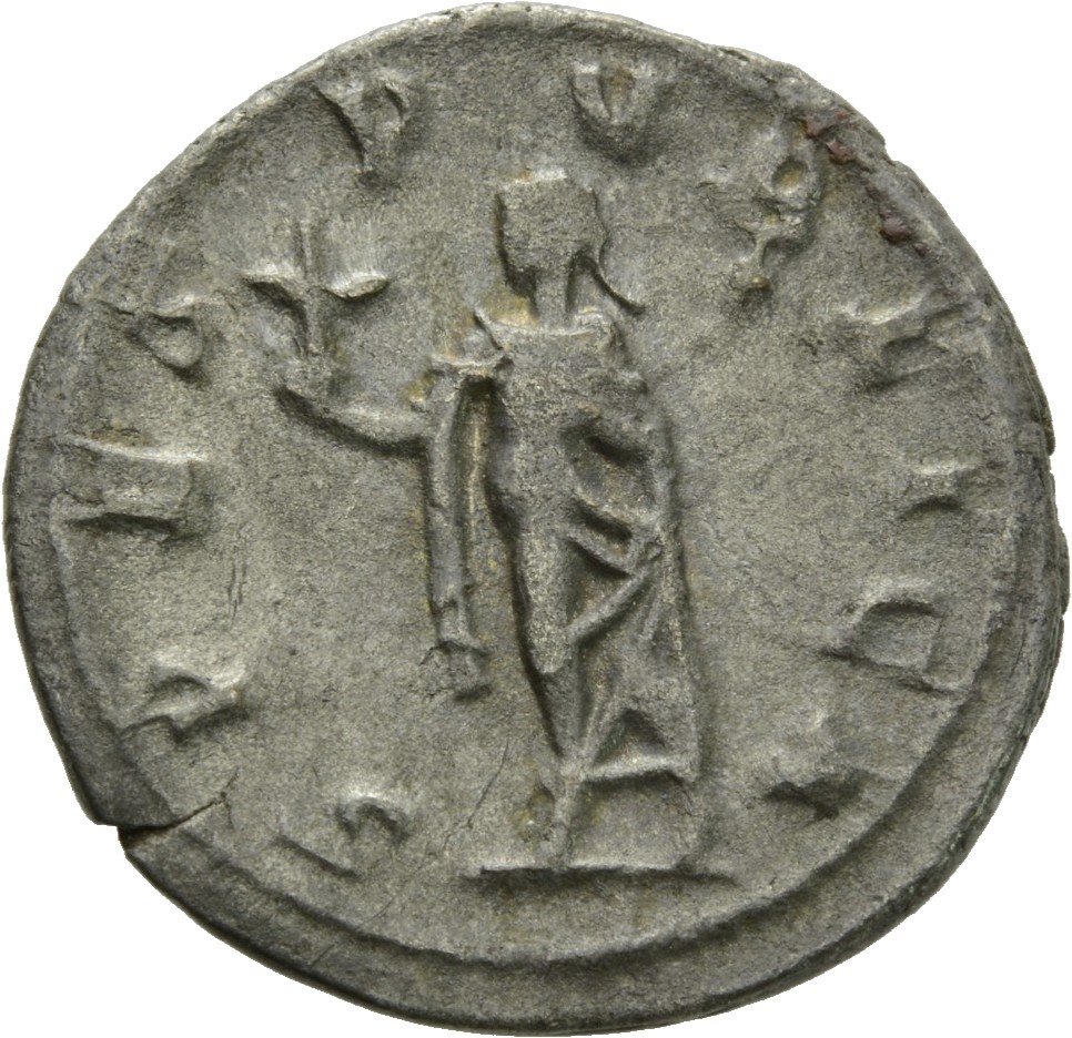 RIC IV Aemilian 10 Aemilian reverse, Spes, draped, advancing left, holding flower in right hand and raising skirt with lef...
