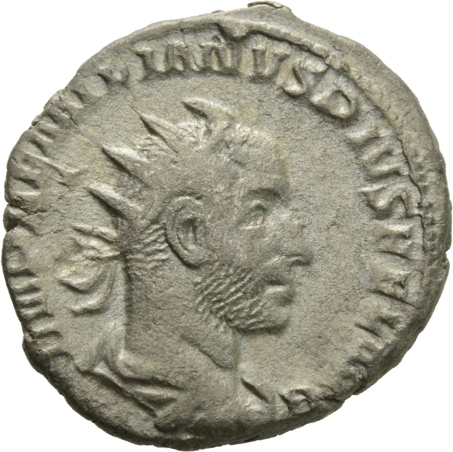RIC IV Aemilian 12 Aemilian obverse, Bust of Aemilian, radiate, draped, cuirassed, right
