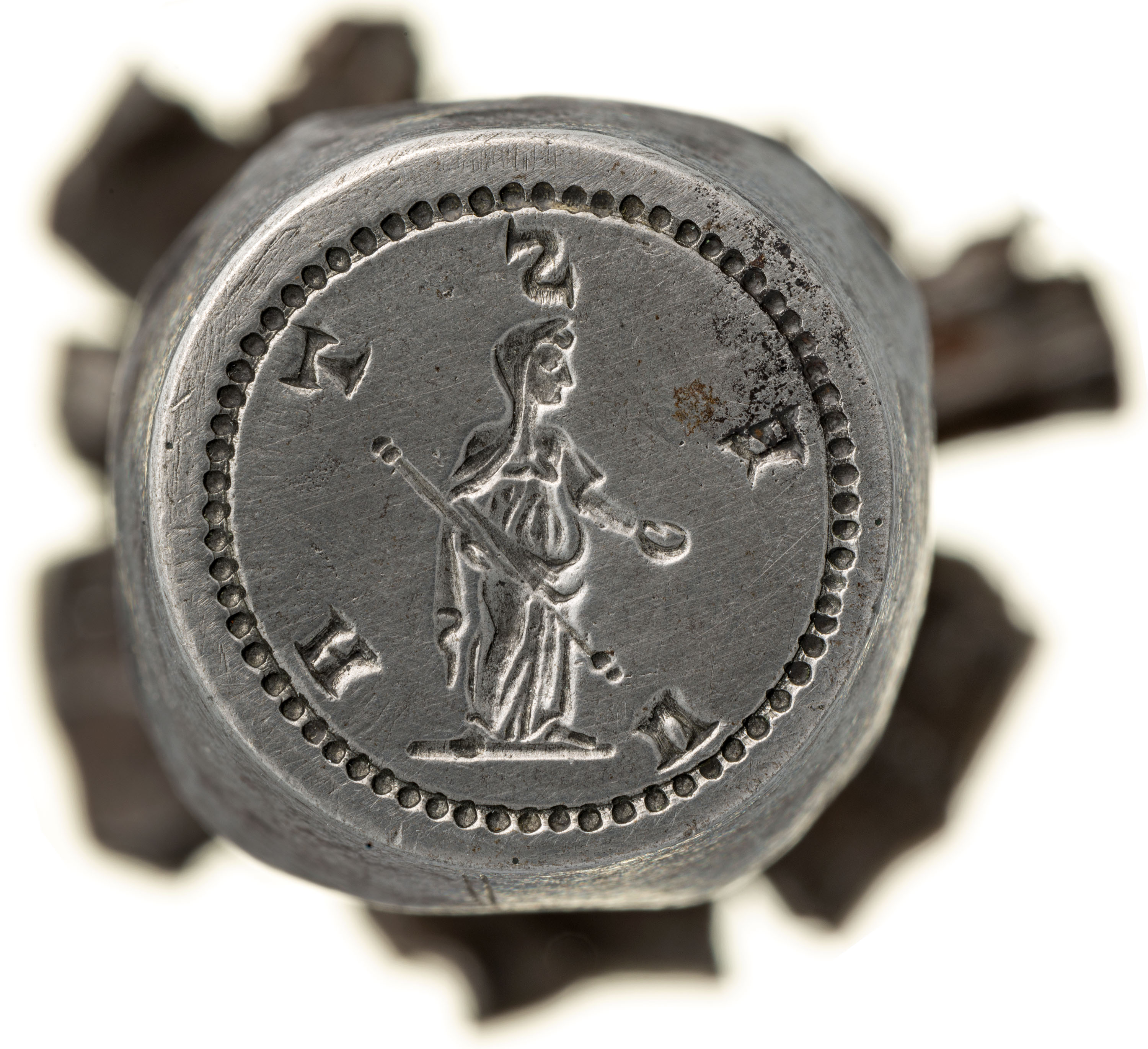 RIC IV Aemilian 30 Aemilian obverse — Bust of Cornelia Supera, diademed, draped, on crescent, right
