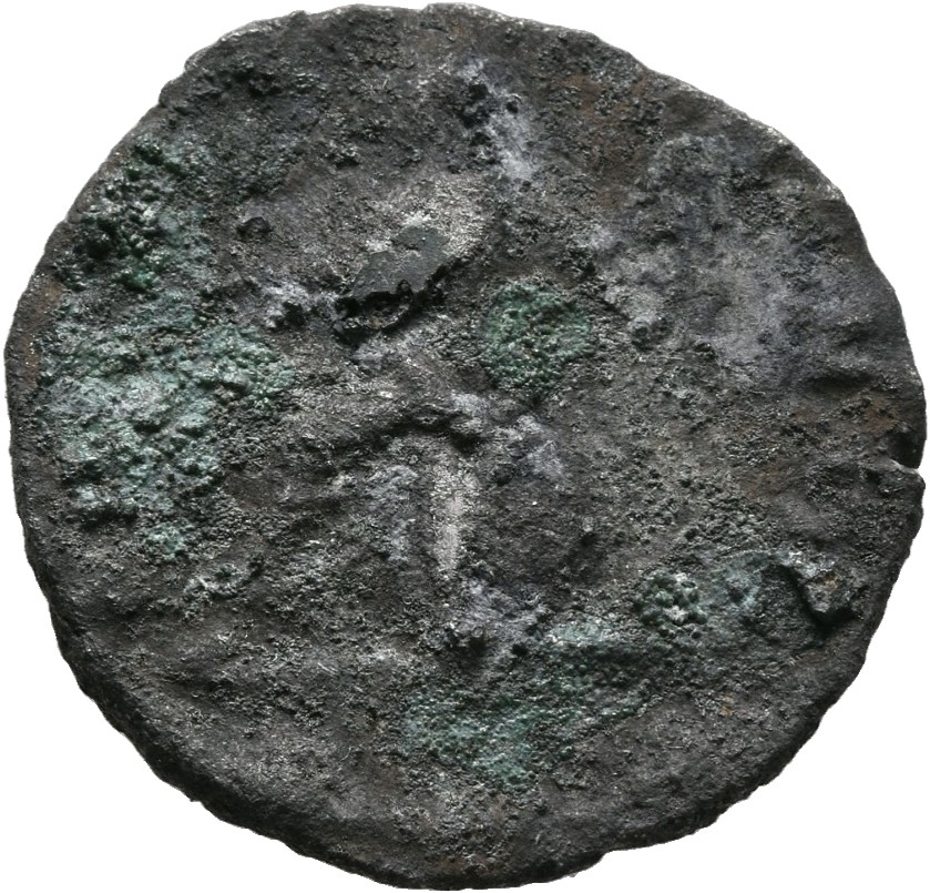 RIC IV Clodius Albinus 12A Clodius Albinus reverse, Felicitas, draped, seated left, holding caduceus in right hand and cor...