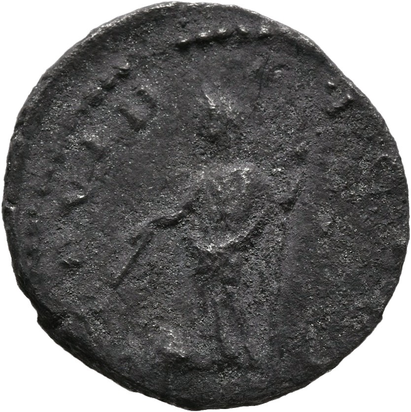 RIC IV Clodius Albinus 1A (denarius) Clodius Albinus reverse, Providentia, draped, standing left, holding wand in right ha...