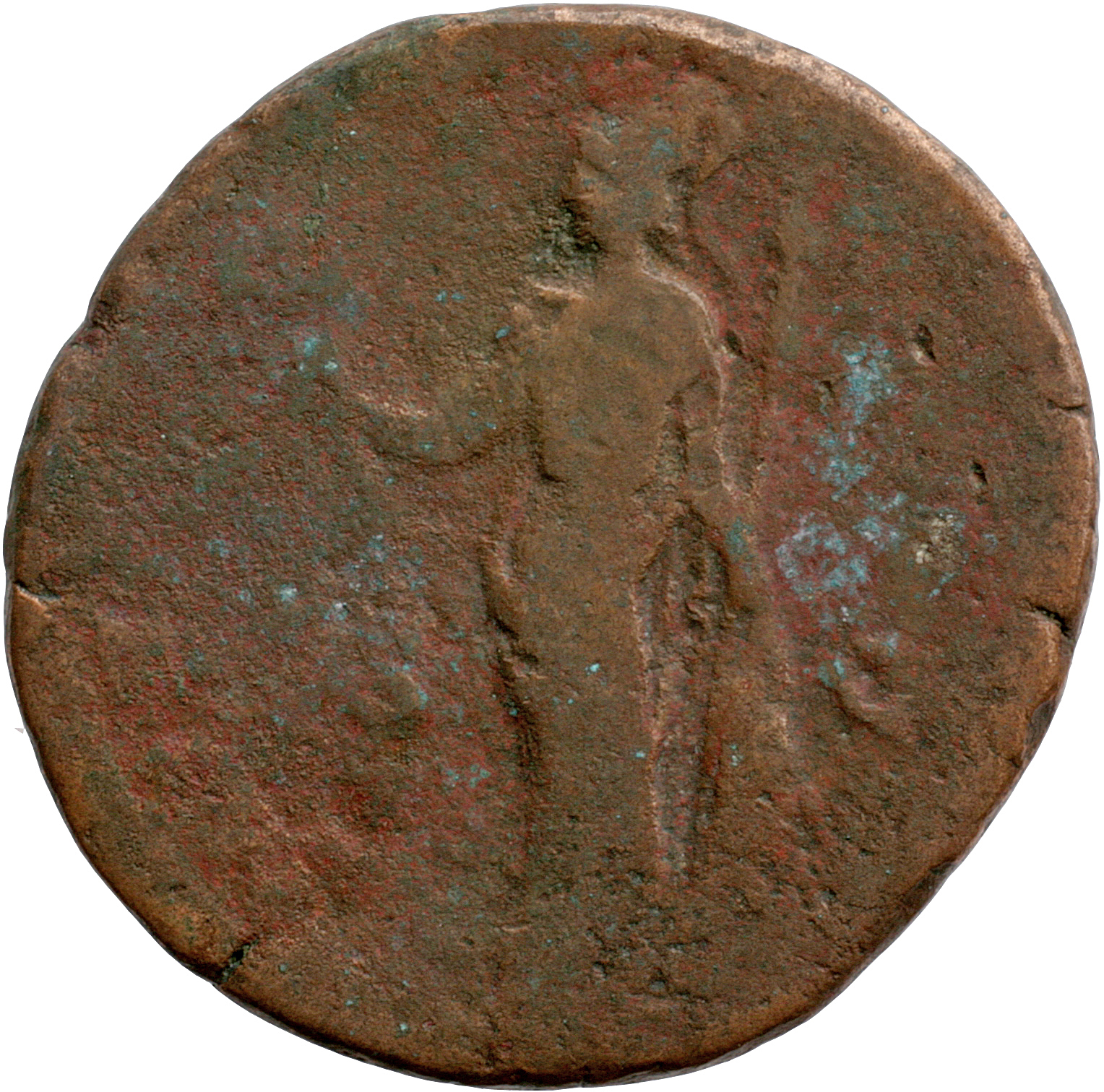 RIC IV Clodius Albinus 54A Clodius Albinus reverse, Minerva, helmeted, draped, standing left, holding olive-branch in righ...