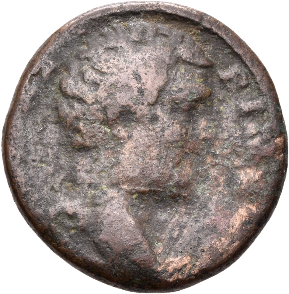 RIC IV Clodius Albinus 59b (as) Clodius Albinus obverse, Head of Clodius Albinus, bare, right