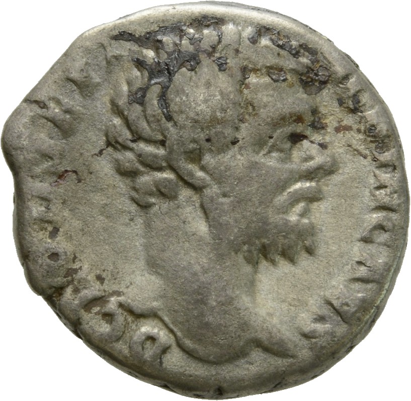 RIC IV Clodius Albinus 7 Clodius Albinus obverse, Head of Clodius Albinus, bare, right