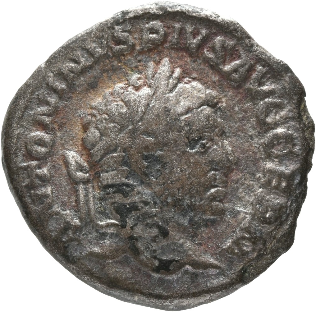 RIC IV Caracalla 208a Caracalla obverse, Head of Caracalla, laureate, right