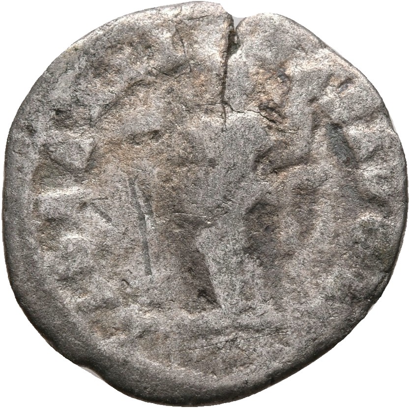 RIC IV Caracalla 216 Caracalla reverse, Liberalitas, draped, standing left, holding abacus in right hand and cornucopiae i...