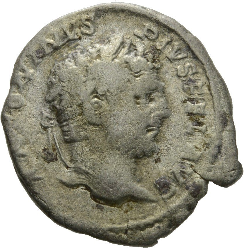 RIC IV Caracalla 235 Caracalla obverse, Head of Caracalla, laureate, right