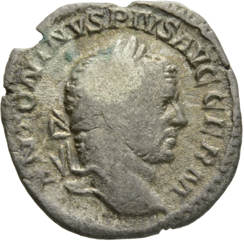 RIC IV Caracalla 289C Caracalla obverse, Head of Caracalla, laureate, right