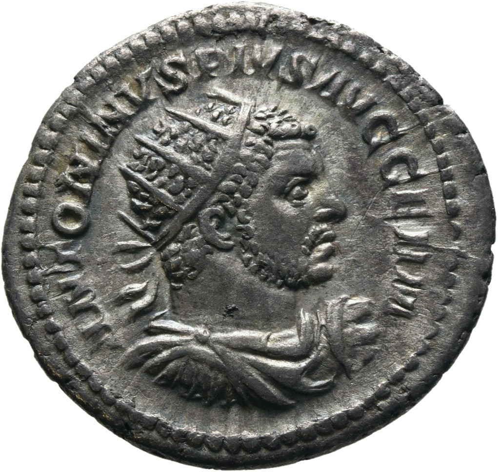 RIC IV Caracalla 311C (antoninianus) Caracalla obverse, Bust of Caracalla, radiate, draped, cuirassed, right
