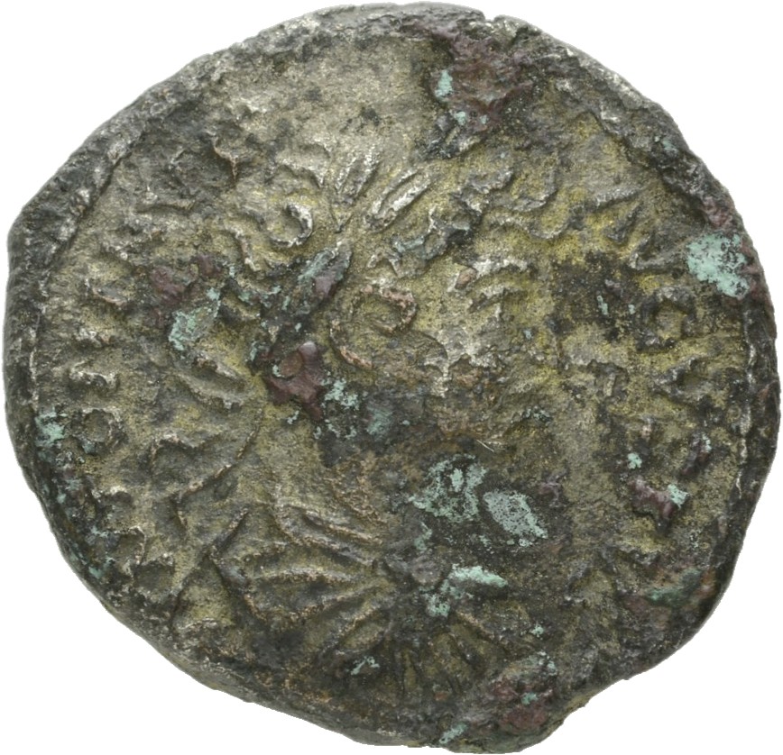 RIC IV Caracalla 41 Caracalla obverse, Bust of Caracalla, laureate, draped, right