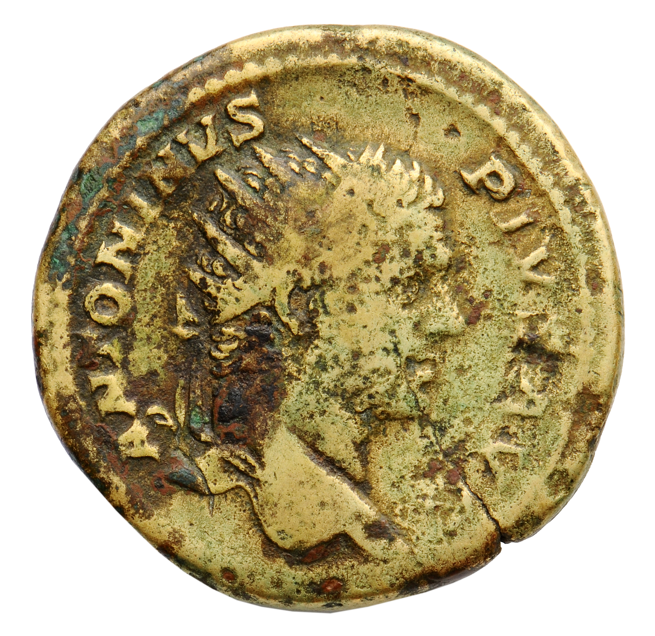 RIC IV Caracalla 456 Caracalla obverse, Head of Caracalla, radiate, right