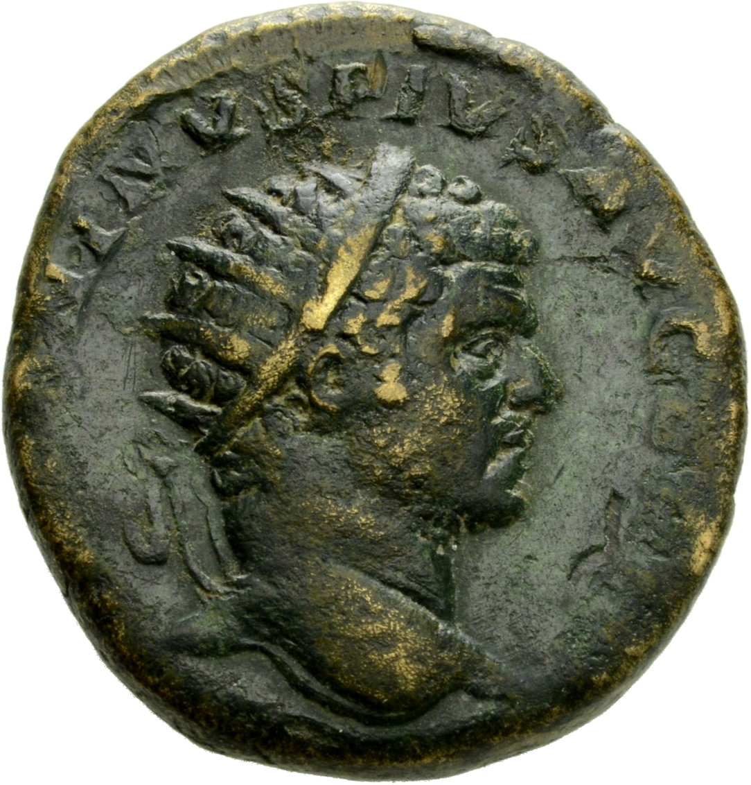 RIC IV Caracalla 502 Caracalla obverse, Head of Caracalla, radiate, right