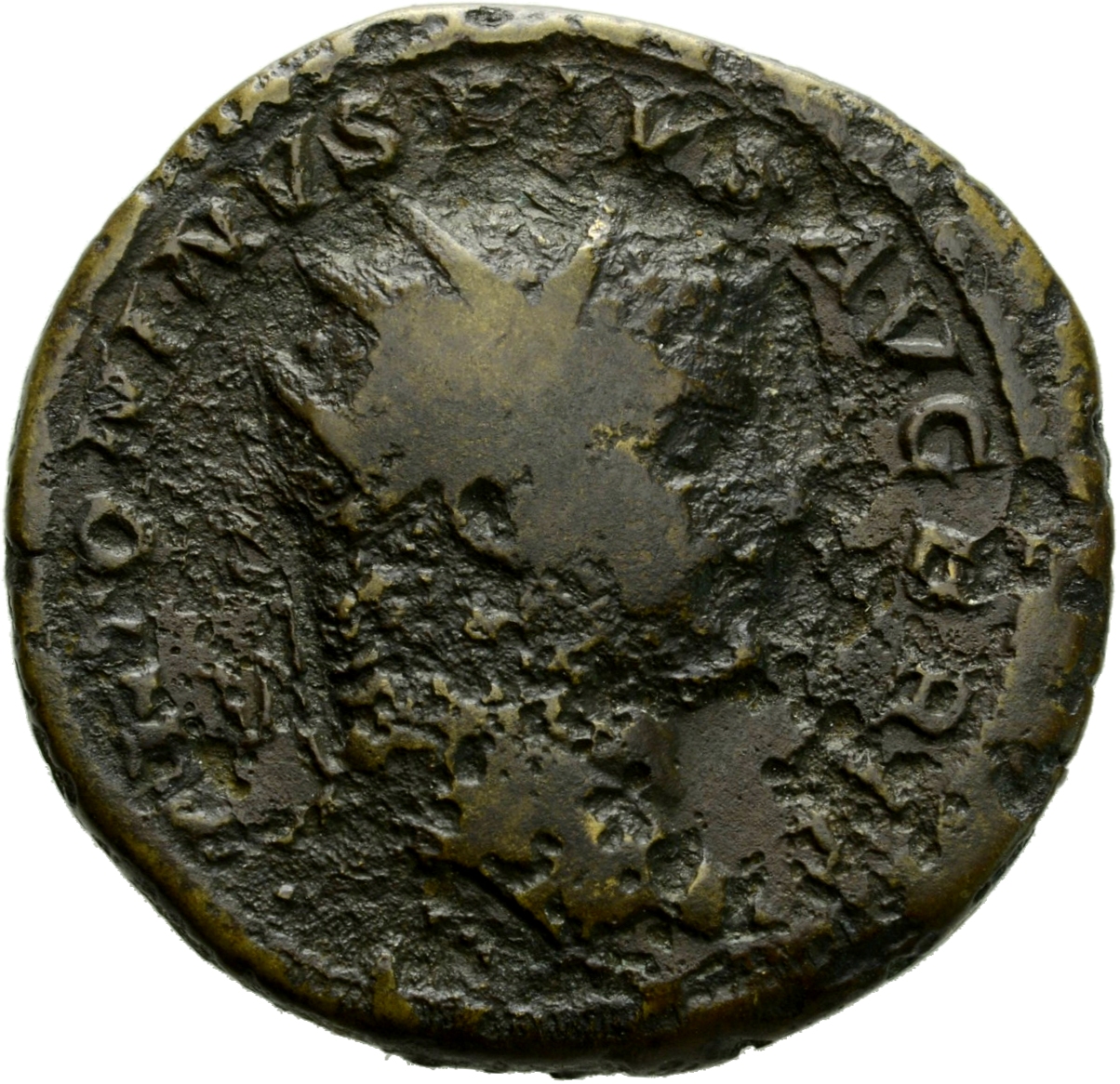 RIC IV Caracalla 515 Caracalla obverse, Head of Caracalla, radiate, right