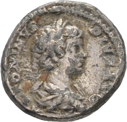 RIC IV Caracalla 54B Caracalla obverse, Bust of Caracalla, laureate, draped, right