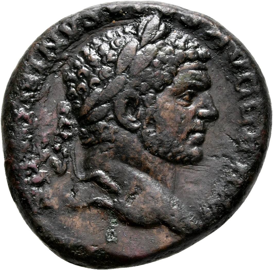 RIC IV Caracalla 570 Caracalla obverse, Head of Caracalla, laureate, right