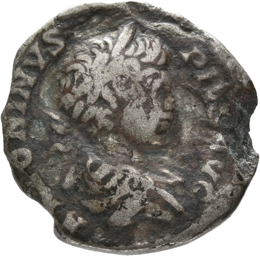 RIC IV Caracalla 64 Caracalla obverse, Bust of Caracalla, laureate, draped, right