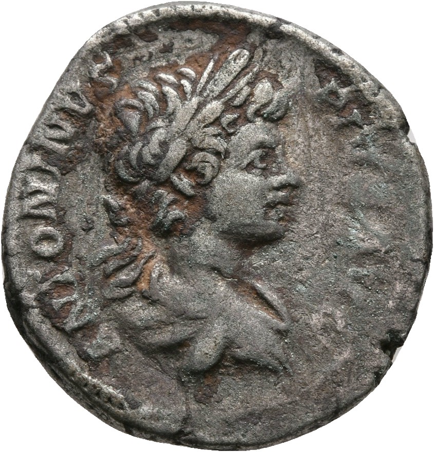 RIC IV Caracalla 65 Caracalla obverse, Bust of Caracalla, laureate, draped, right