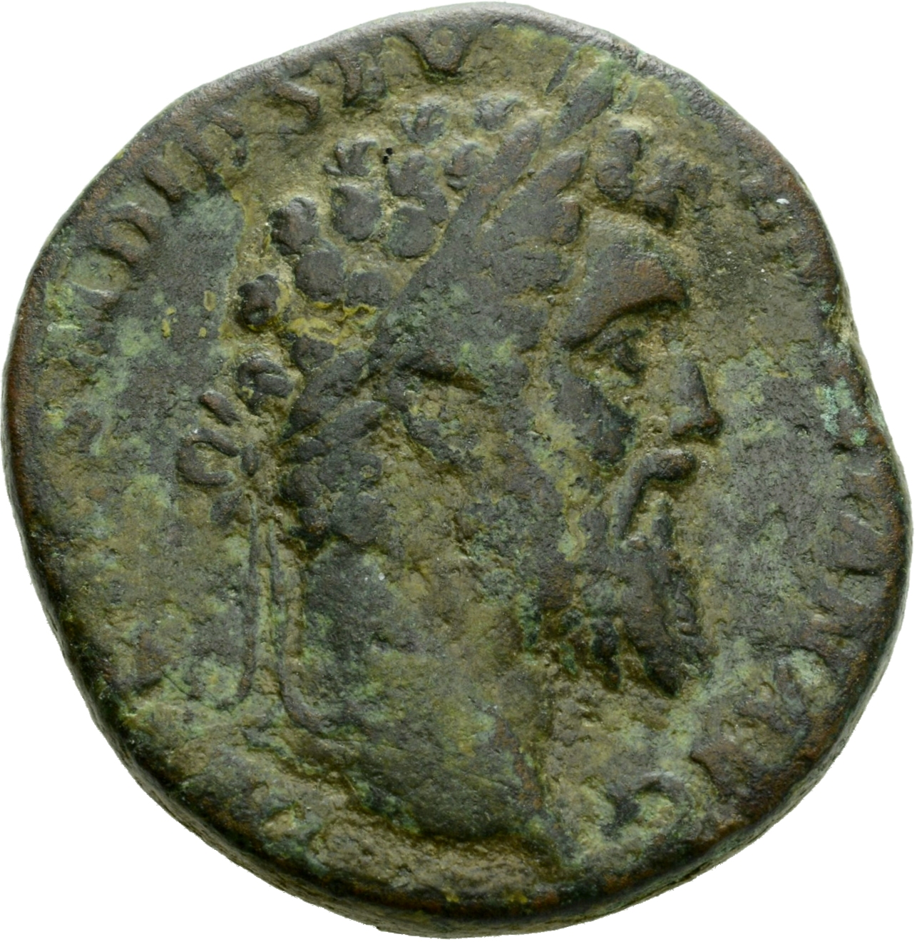 RIC IV Didius Julianus 16 Didius Julianus obverse, Kopf des Didius Julianus mit Lorbeerkranz nach r.