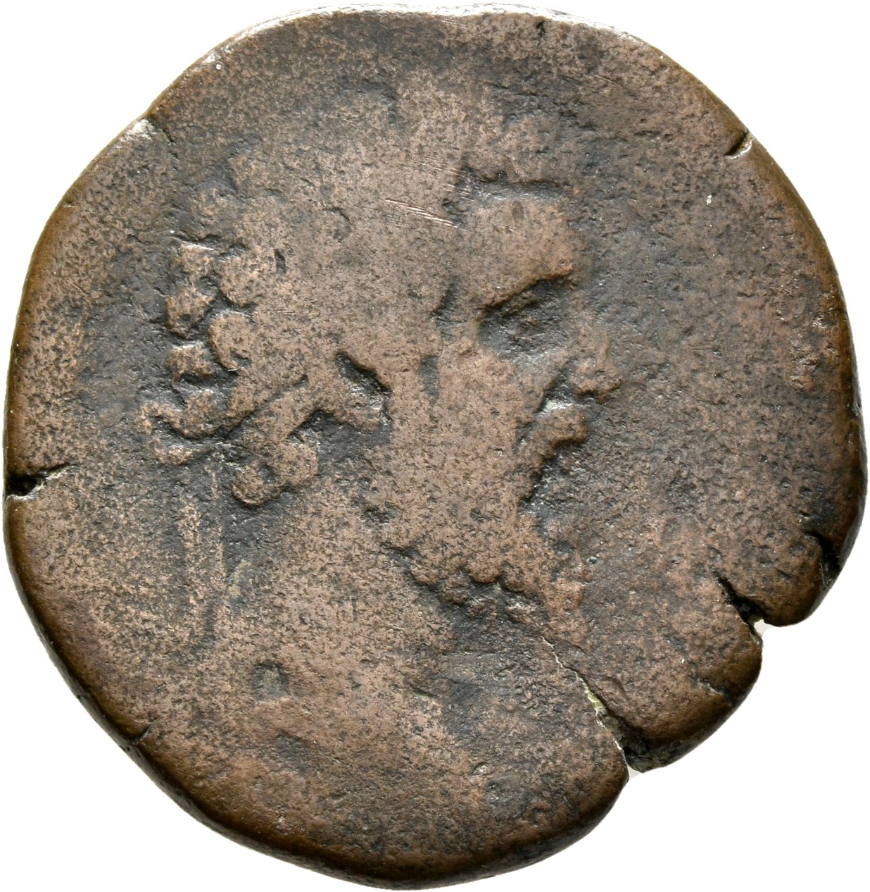 RIC IV Didius Julianus 16a Didius Julianus obverse — Head of Didius Julianus, laureate, right
