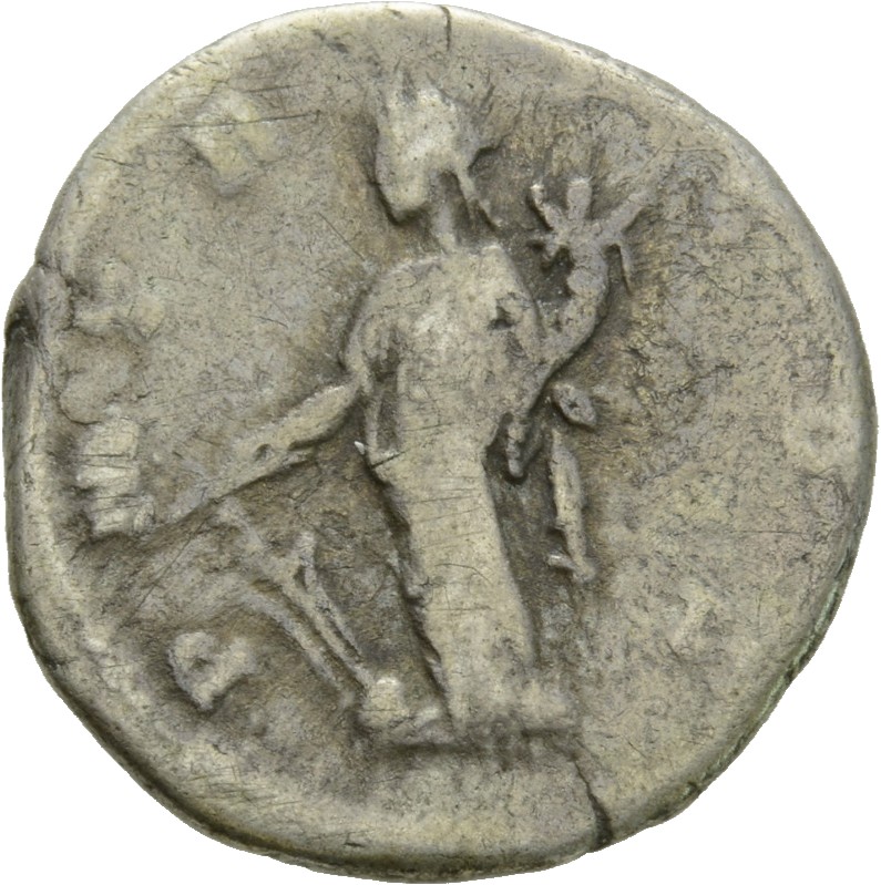 RIC IV Didius Julianus 2 Didius Julianus reverse, Fortuna, draped, standing left, holding rudder set on globe in right han...