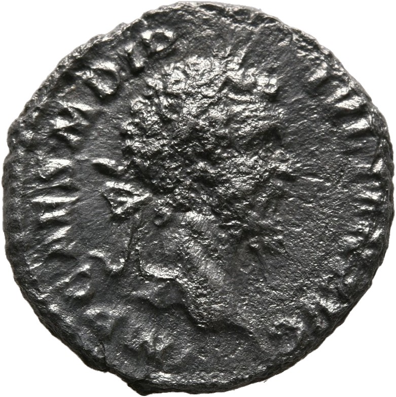 RIC IV Didius Julianus 2a (denarius) Didius Julianus obverse — Head of Didius Julianus, laureate, right