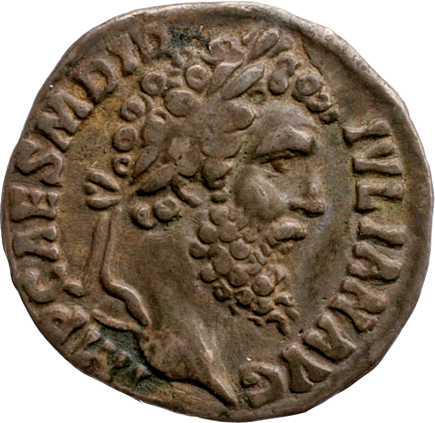 RIC IV Didius Julianus 3a (denarius) Didius Julianus obverse, Head of Didius Julianus, laureate, right