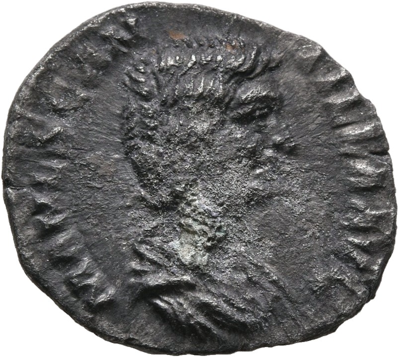 RIC IV Didius Julianus 7A Didius Julianus obverse, Bust of Manlia Scantilla, hair elaborately waved and coiled on back of ...