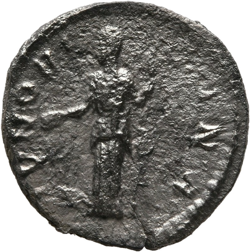 RIC IV Didius Julianus 7A Didius Julianus reverse, Juno, veiled, draped, standing left, holding patera in right hand and s...