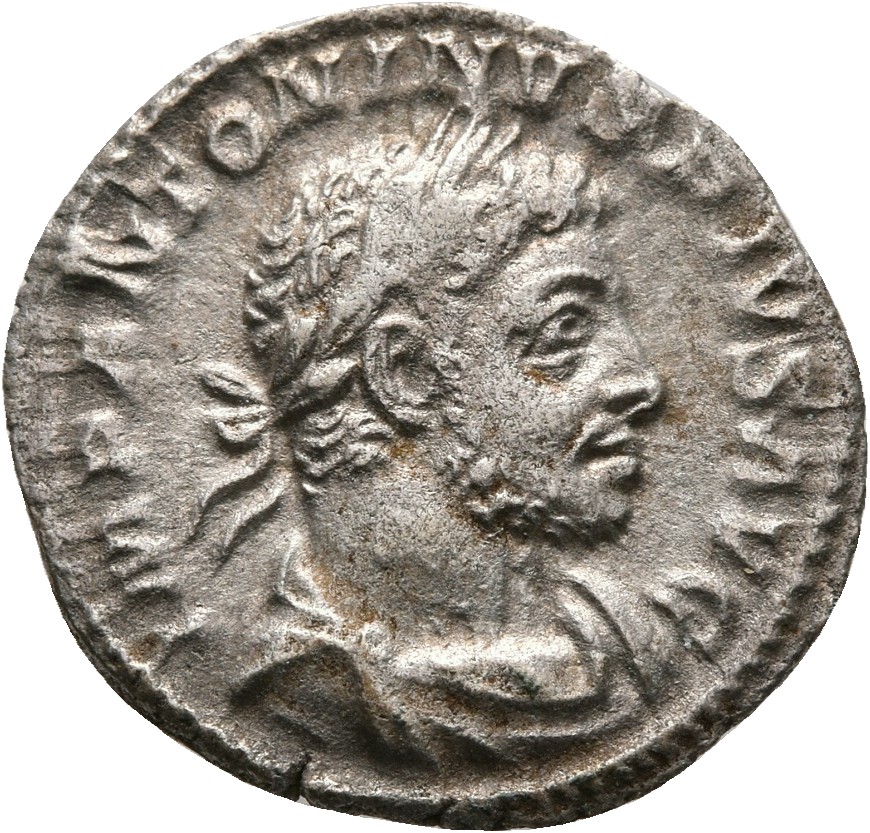 RIC IV Elagabalus 104 Elagabalus obverse, Bust of Elagabalus, laureate, draped, right