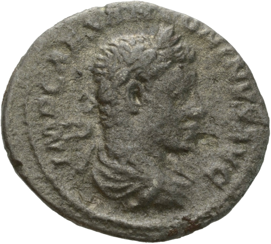 RIC IV Elagabalus 153 Elagabalus obverse, Bust of Elagabalus, laureate, draped, right