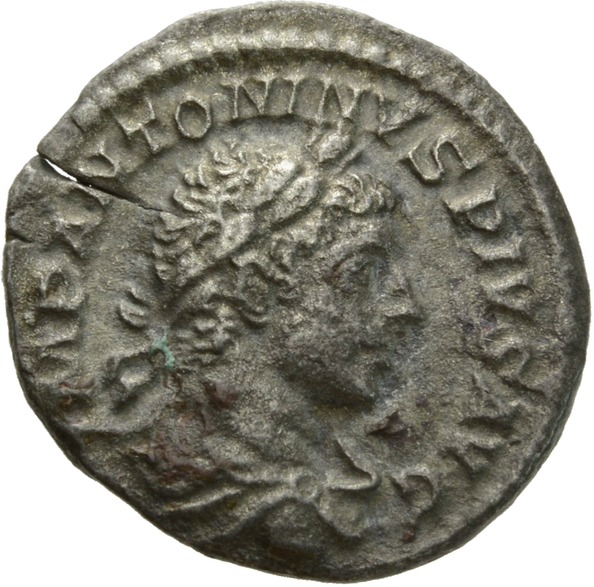 RIC IV Elagabalus 161b Elagabalus obverse, Bust of Elagabalus, laureate, draped, right