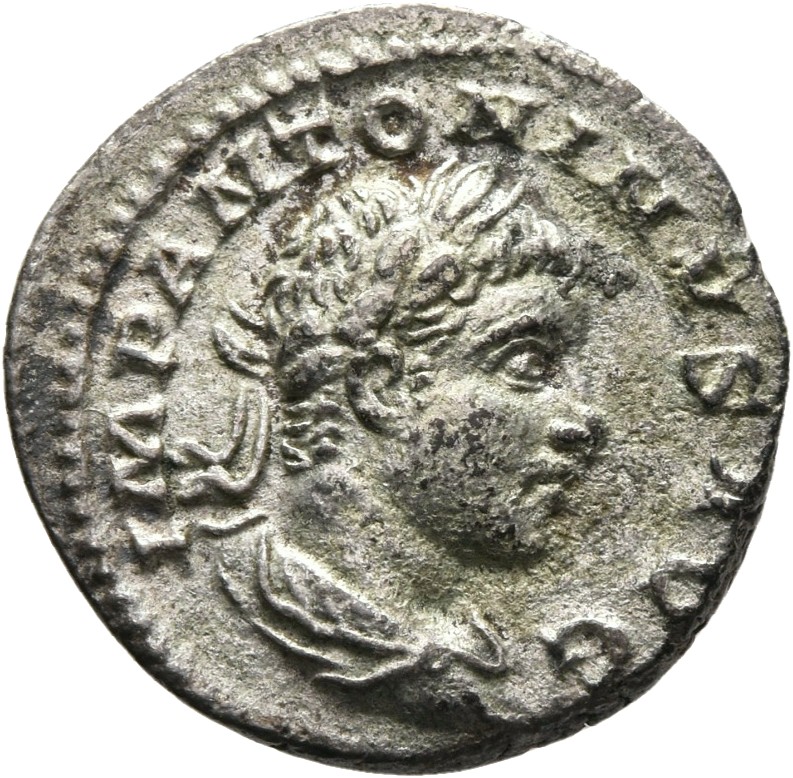 RIC IV Elagabalus 19 Elagabalus obverse, Bust of Elagabalus, laureate, draped, right