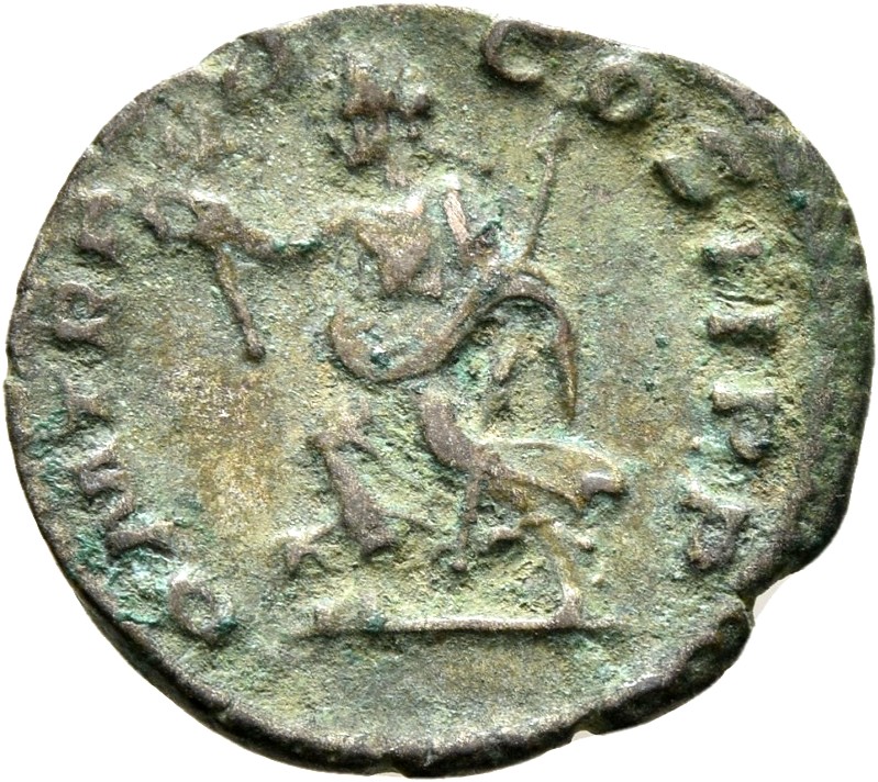 RIC IV Elagabalus 21 Elagabalus reverse — Pax, draped, walking left, holding olive-branch in right hand and sceptre in lef...