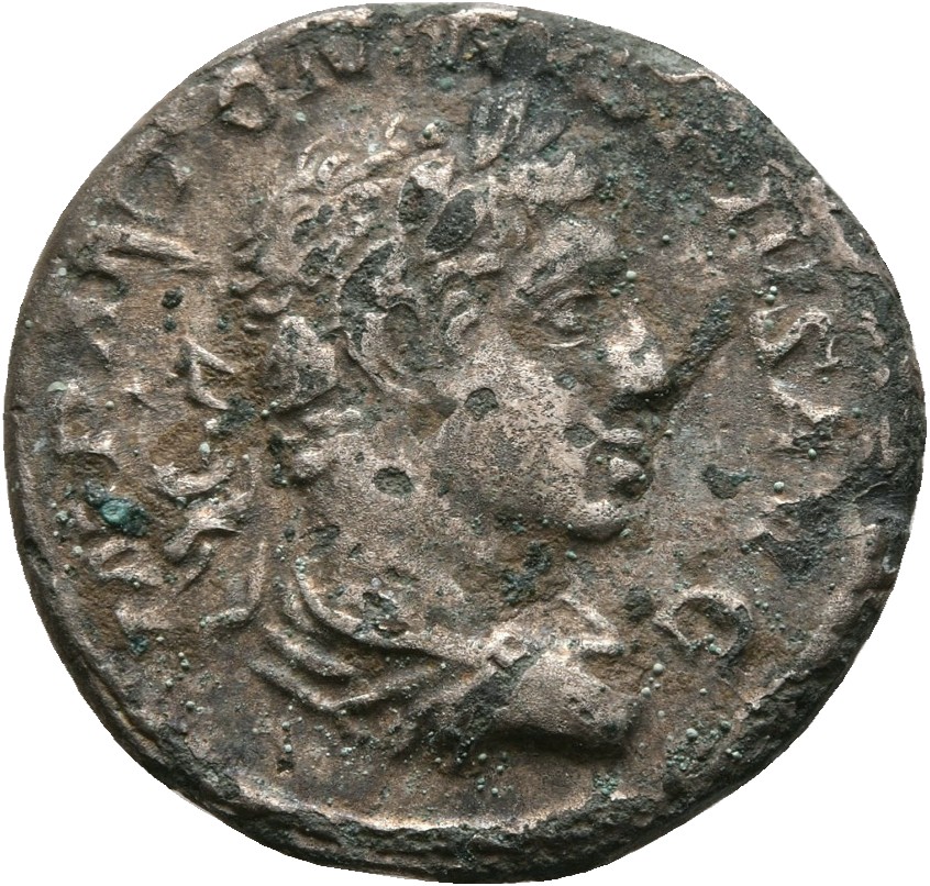 RIC IV Elagabalus 28b Elagabalus obverse, Bust of Elagabalus, laureate, draped, right