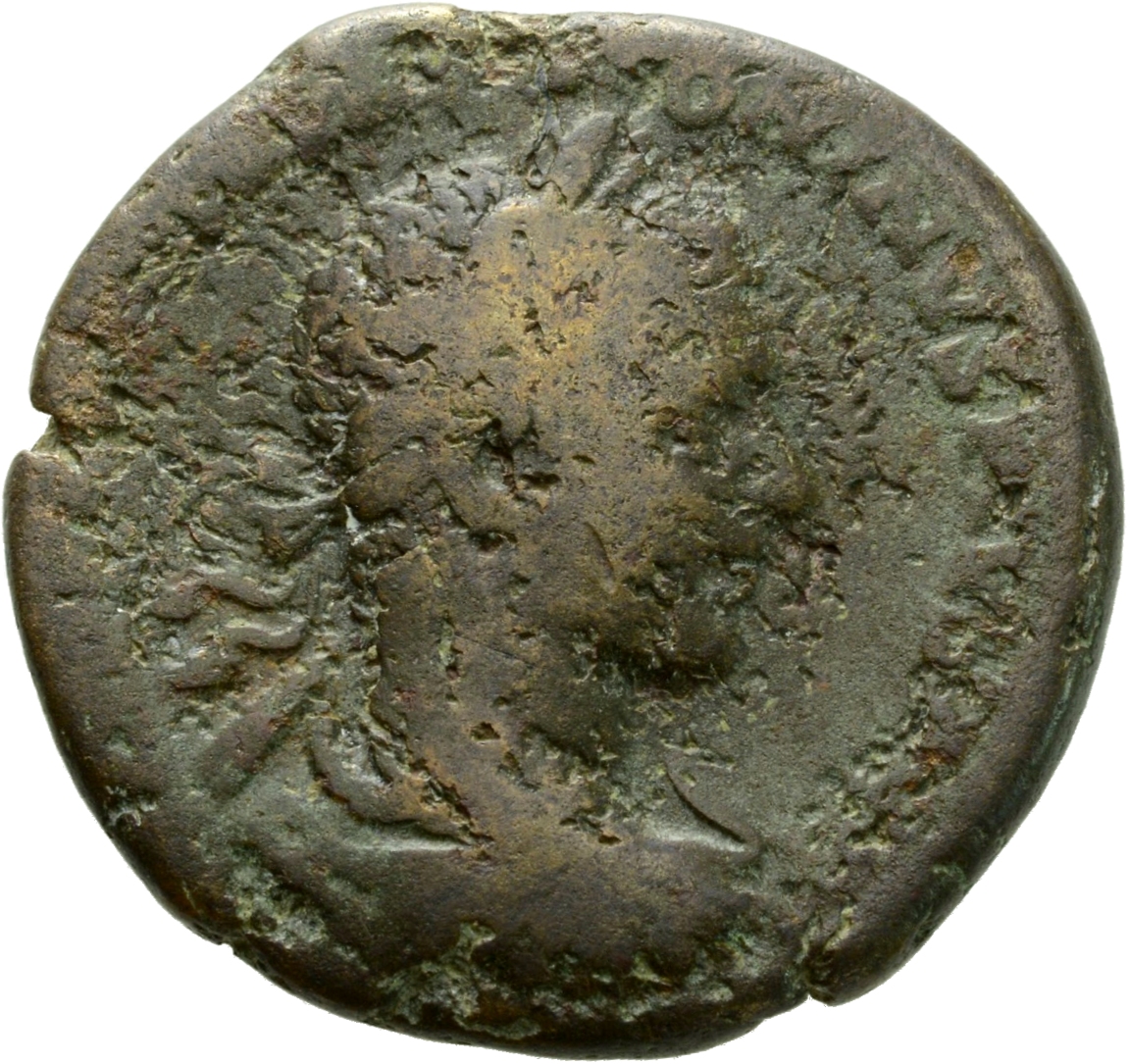 RIC IV Elagabalus 364d Elagabalus obverse, Bust of Elagabalus, laureate, draped, cuirassed, right