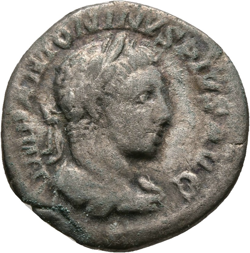 RIC IV Elagabalus 45b Elagabalus obverse, Bust of Elagabalus, laureate, draped, right