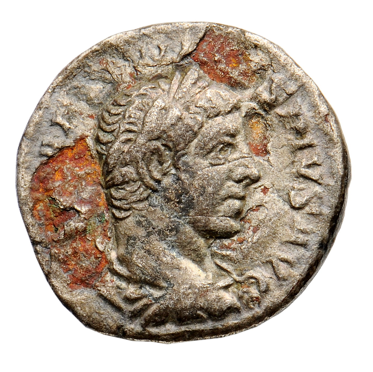 RIC IV Elagabalus 56a Elagabalus obverse, Head of Elagabalus, laureate, right