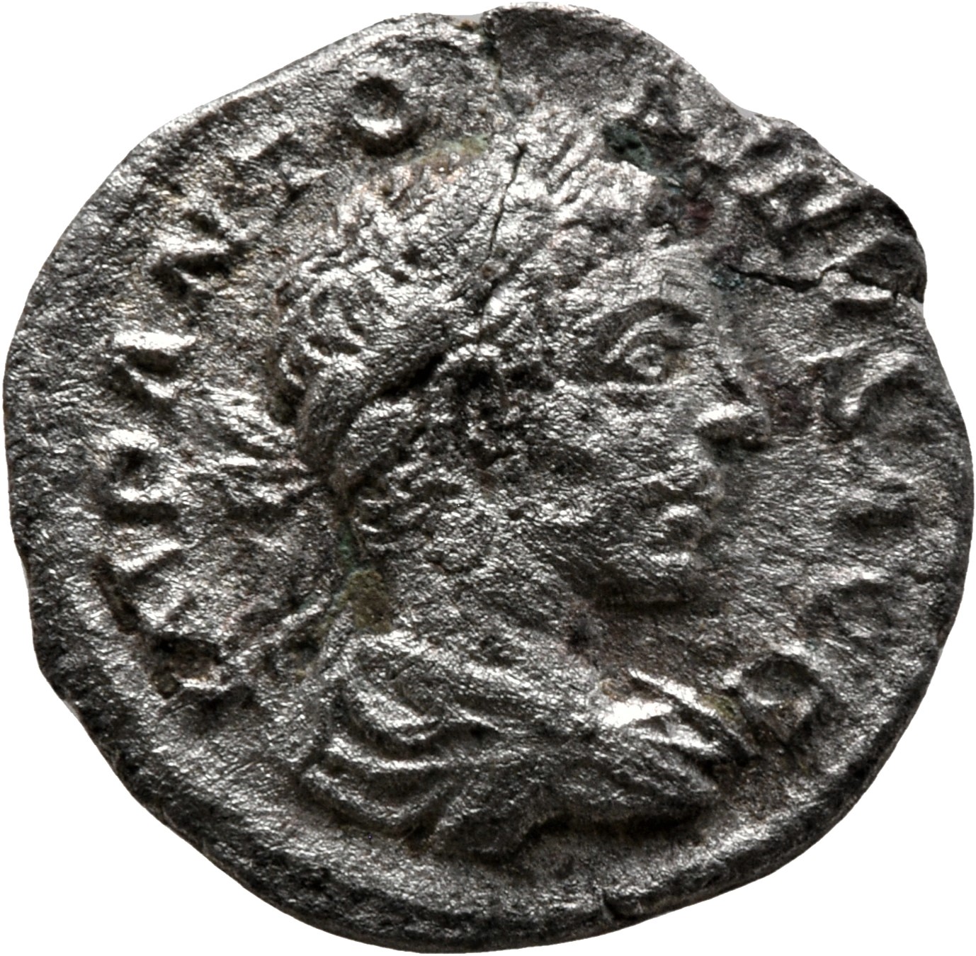 RIC IV Elagabalus 73b Elagabalus obverse, Bust of Elagabalus, laureate, draped, right