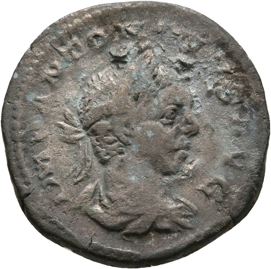 RIC IV Elagabalus 73d Elagabalus obverse, Bust of Elagabalus, laureate, draped, cuirassed, right