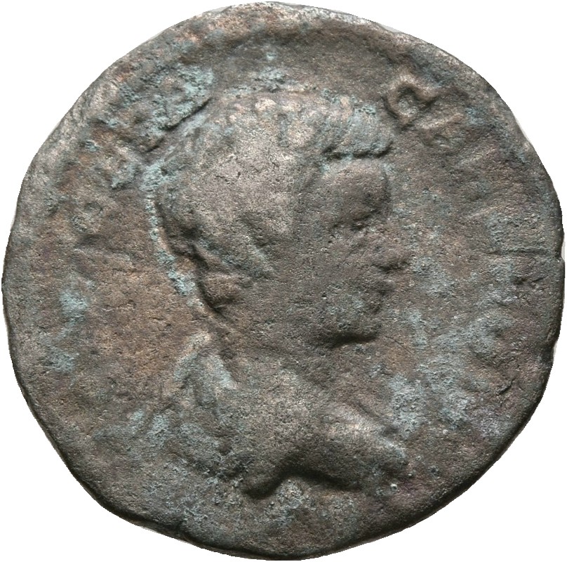 RIC IV Geta 9A Geta obverse, Bust of Geta, bare-headed, draped, right