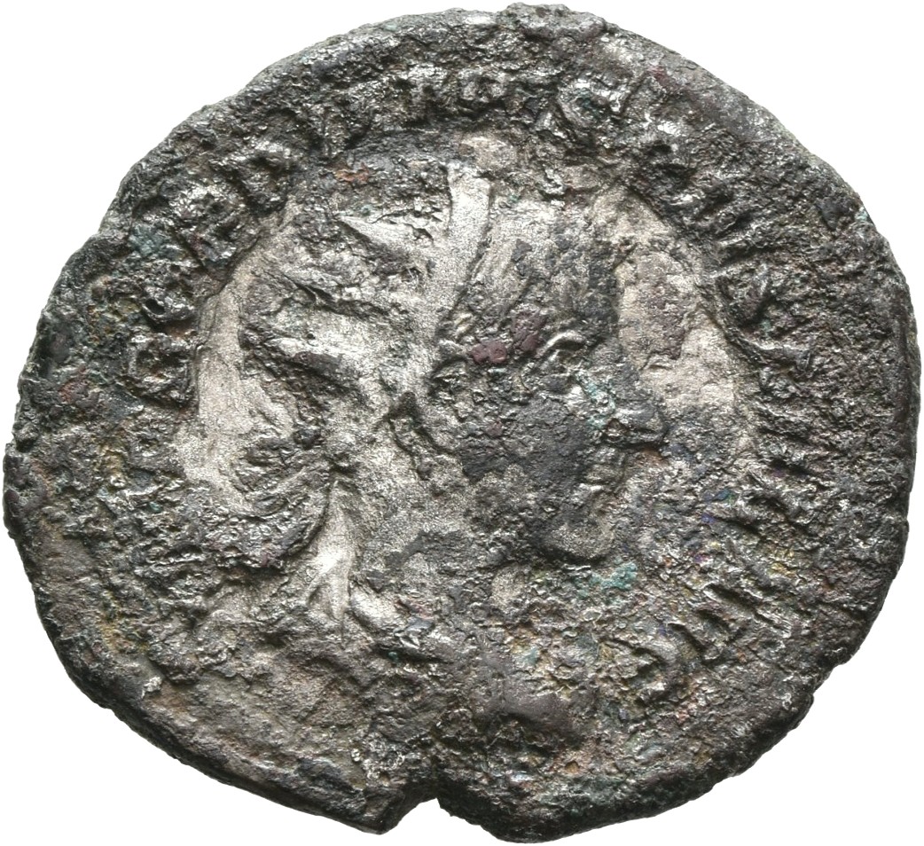 RIC IV Gordian III 140 Gordian III obverse, Bust of Gordian III, radiate, draped, cuirassed, right