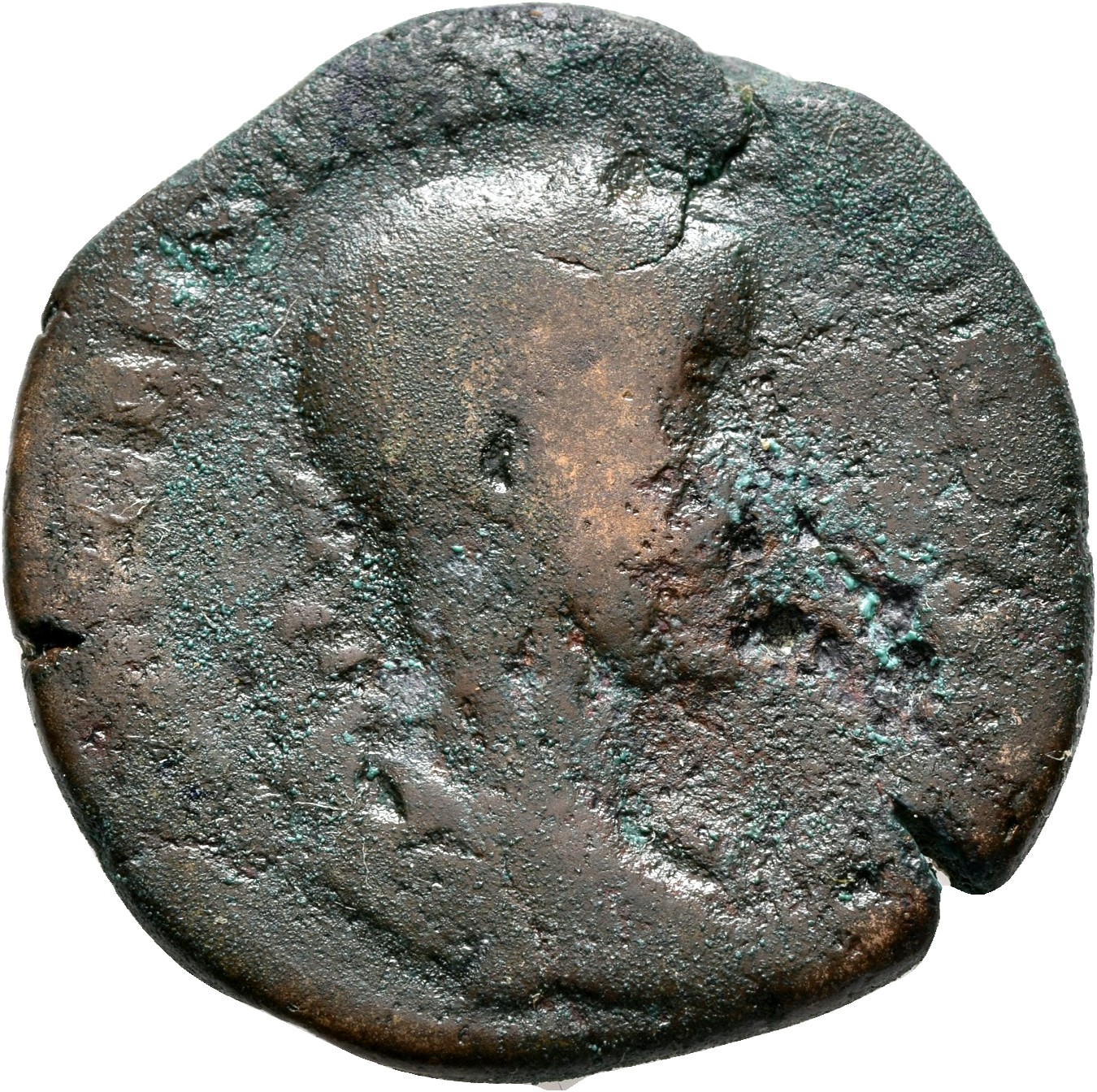 RIC IV Gordian III 255A Gordian III obverse, Bust of Gordian III, laureate, draped, cuirassed, right
