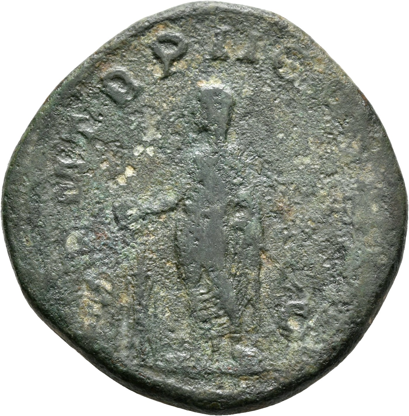 RIC IV Gordian III 271 Gordian III reverse, Gordian III, veiled, togate, standing front, head left, sacrificing out of pat...